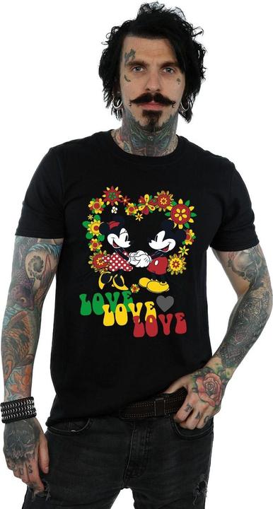 Produktbild Disney Mickey And Minnie Mouse Hippie Love TShirt (3XL)