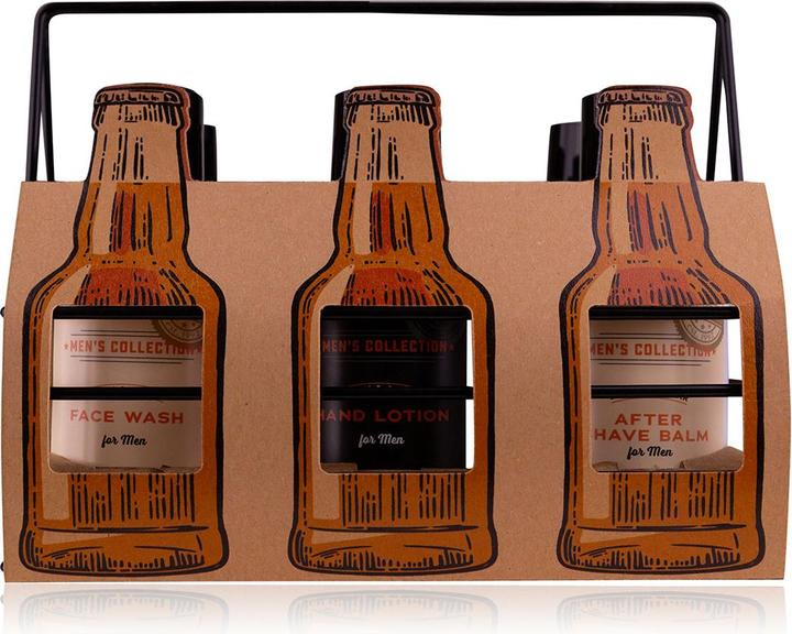 Produktbild Accentra Geschenkset für Männer MEN'S COLLECTION in Sixpack Drahtkorb (Haarpflege set)
