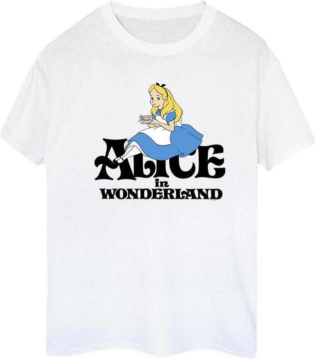 Immagine prodotto Disney Alice In Wonderland Tea Drinker Classic Maglietta Ampia Donna (XL)