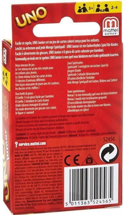 Immagine prodotto Mattel Games Uno (Inglese, Tedesco, Francese, Italiano)