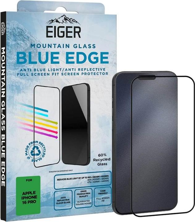 Mountain Glass Blue Edge