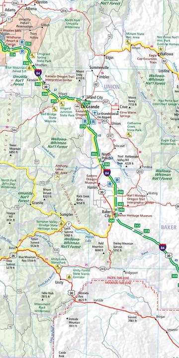Actual product image USA, Pacific Northwest, No. 01, Road Map 1:1Mio