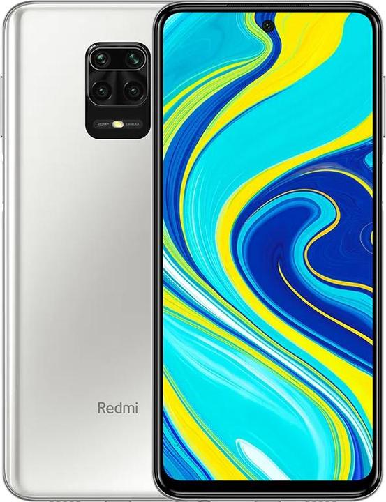 Actual product image Xiaomi Redmi Note 9S (64 GB, Glacier White, 6.67", Dual SIM + SD, 48 Mpx, 4G)