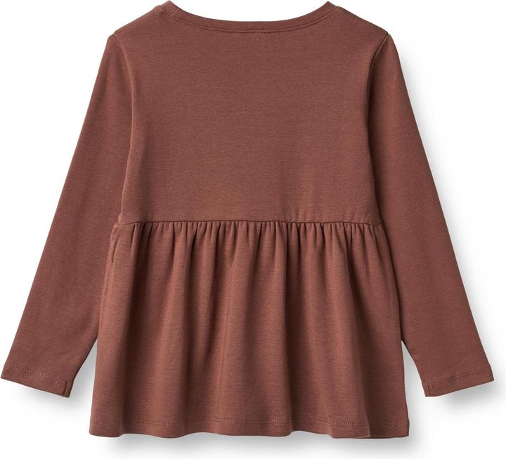 Actual product image Wheat Long sleeve shirt with embroidery (116)