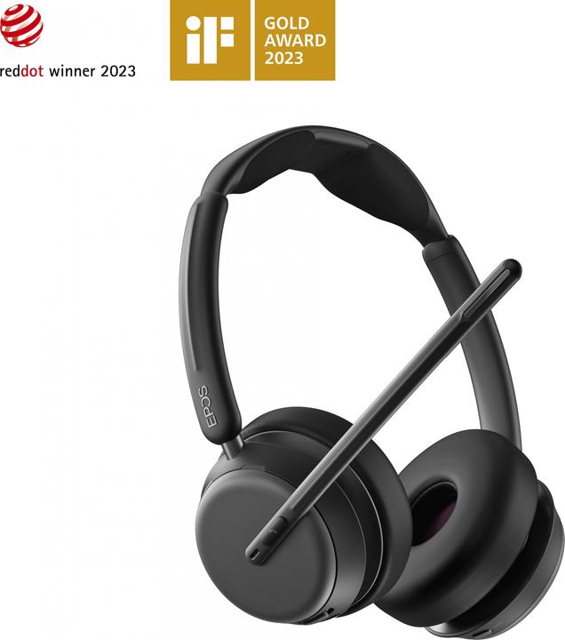 Immagine prodotto EPOS IMPACT 1060 Cuffie Bluetooth stereo ANC con cancellazione attiva del rumore (ANC) (Senza fili, Cablato, USB-C)