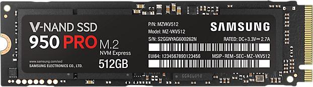 Samsung 950 Pro (512 GB, M.2)