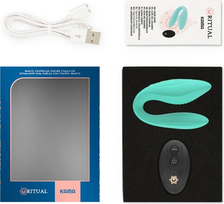 Actual product image Ritual Couple vibrator "Kama" with remote control