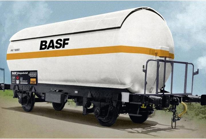Actual product image Hornby DB 2 gas wagon 2-axle BASF Ep.IV (Track N)
