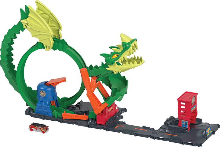 Immagine prodotto Hot Wheels Scontro a fuoco di Dragon Drive
