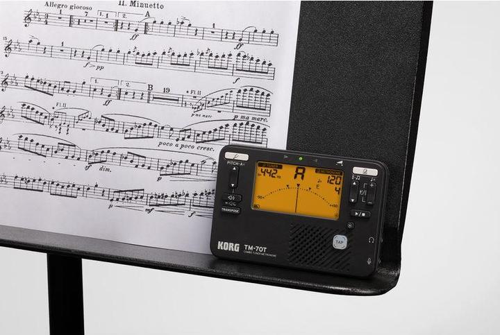 Produktbild Korg Stimmgerät TM-70 Set Schwarz, Eigenschaften