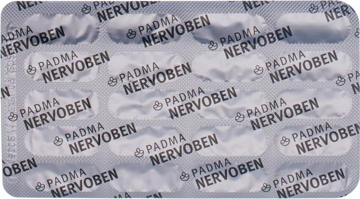 Valeurs nutritives et ingrédients Padma Nervoben (60 pièce(s), Capsules, 56 g)