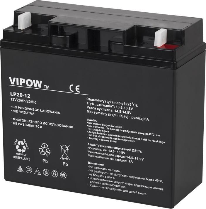 Produktbild Vipow Bleiakku 12V 20Ah (12 V, 20 Ah)