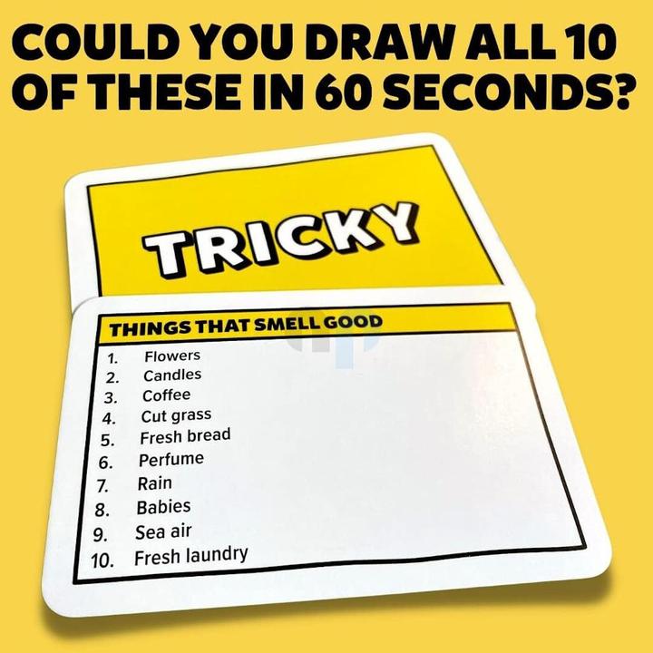 Actual product image Gamely SIX SECOND SCRIBBLES - The fastest Drawing Game in the World (Probablay) (English)