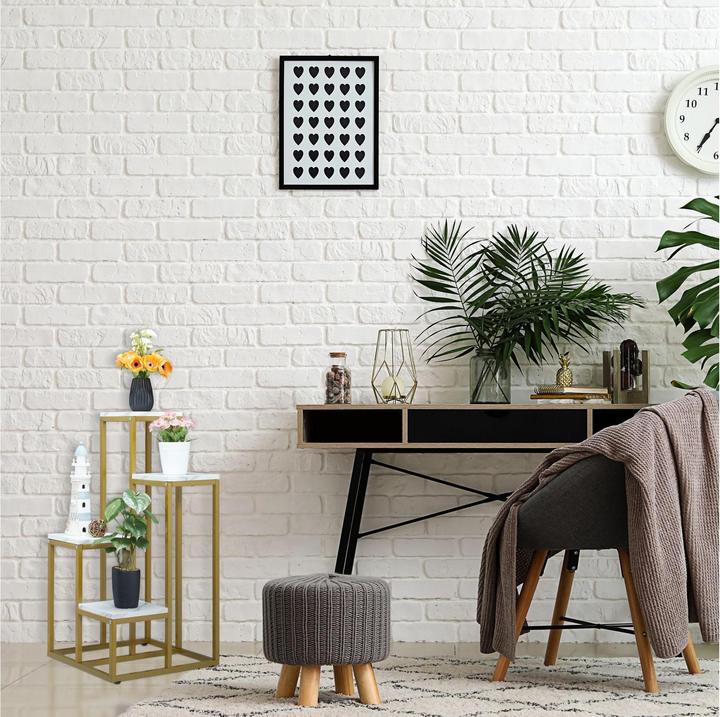 Actual product image Relaxdays Plant stand with 4 shelves