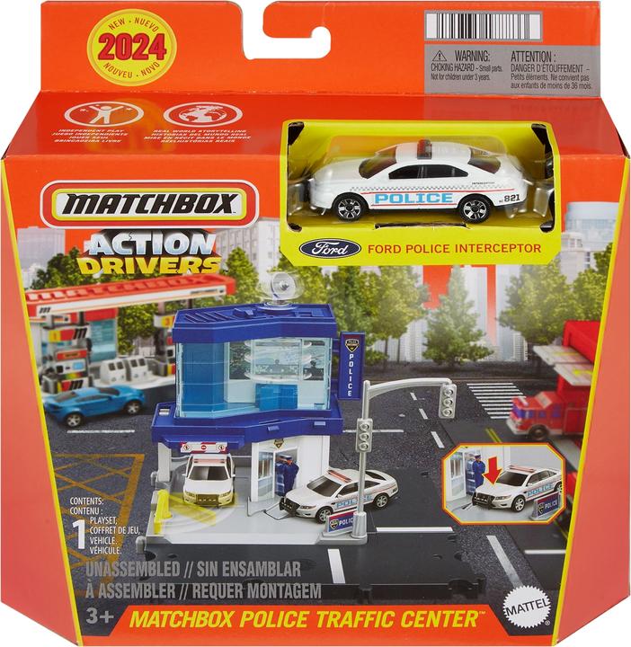 Image du produit Matchbox Action Drivers Police Patrol Station
