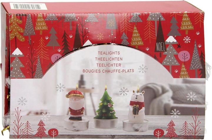 Actual product image Tealight Christmas with figure, 24pcs.