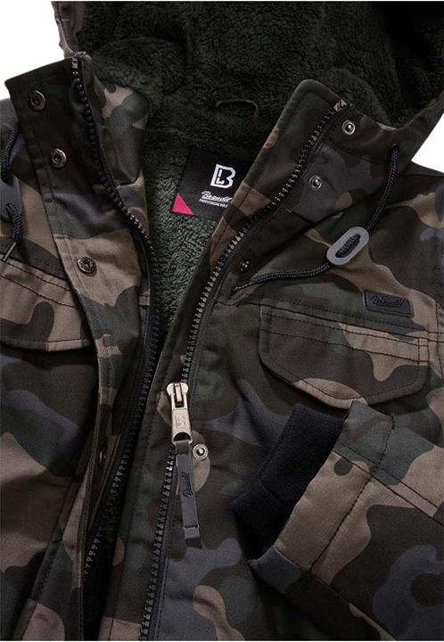 Actual product image Brandit Women's Marsh Lake Parka Size S Colour Dark camouflage pattern (S)