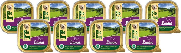 BioDog Nassfutter Lamm, 9 x 300g (Adult, 1 Stk., 2980 g)