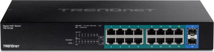 Produktbild Trendnet TPE-TG182 18-Port Gigabit PoE+ Switch (18 Ports)
