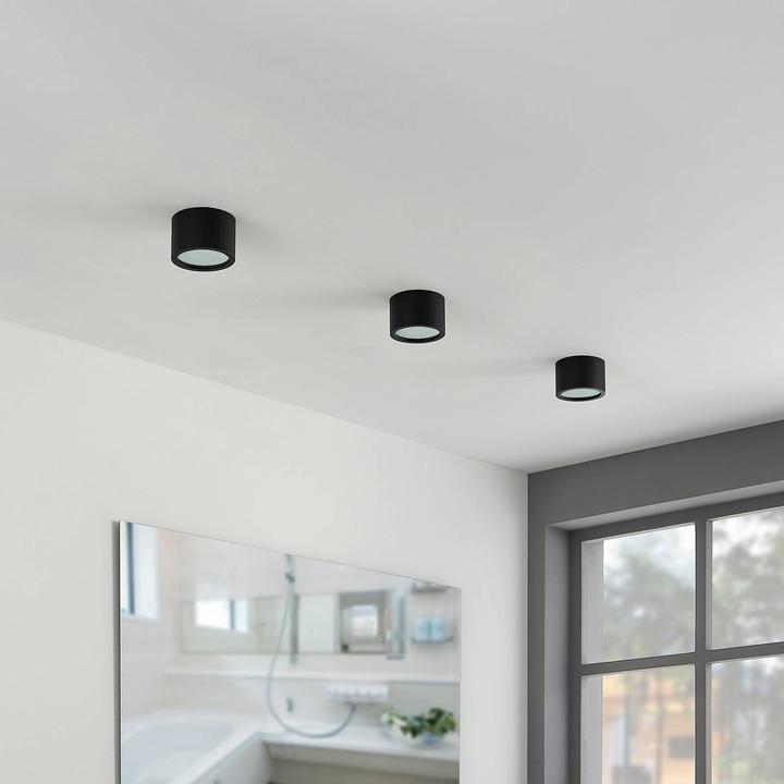 Produktbild Arcchio Nieva Downlight, GX53, rund, schwarz (GX53)