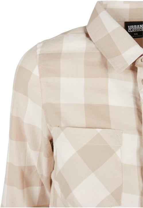 Produktbild Urban Classics Ladies Turnup Checked Flanell Shirt (XXL)