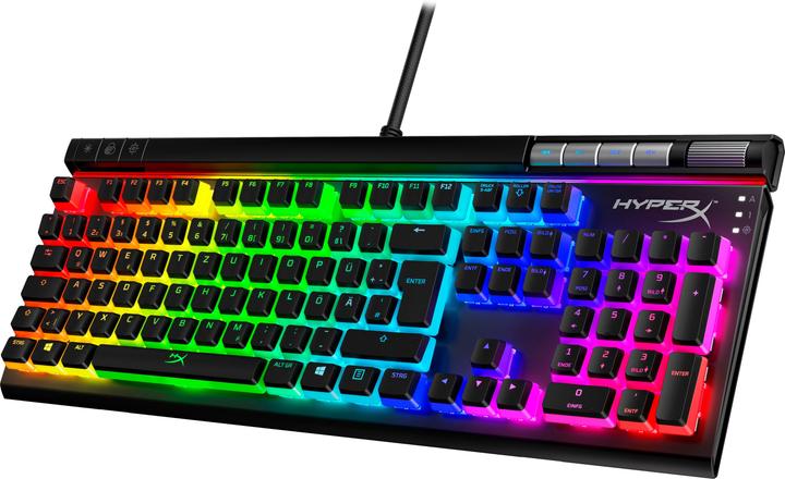 Produktbild HyperX Alloy Elite 2 mechanische Gaming Tastatur Red Switches Linear QWERTZ (DE-Layout) - Schwarz (DE, Kabelgebunden)
