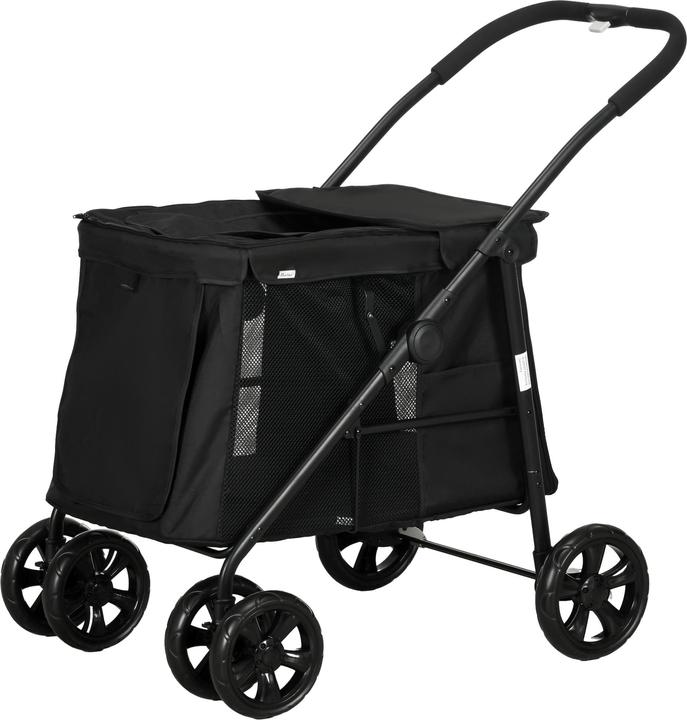 Produktbild PawHut Hundewagen mit Kissen (Hund, Faltbar)