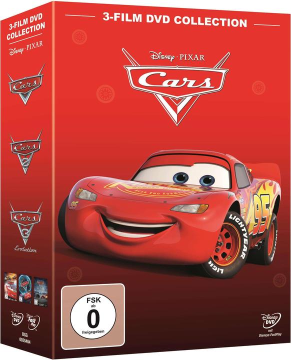 Actual product image Cars 1-3 (DVD, 2017, German)
