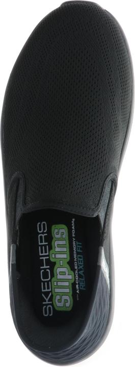 Produktbild Skechers 232455/BRN D'Lux Walker-Orford Herren Sneaker Turnschuhe Slipper VEGAN schwarz (43)