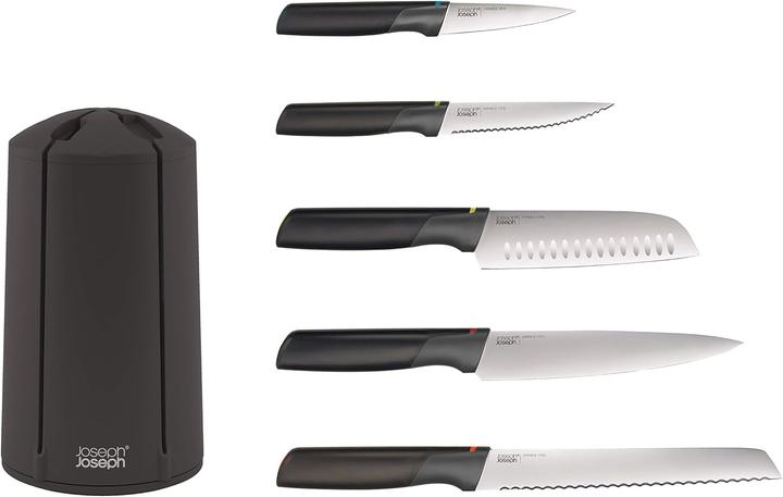 Actual product image Joseph Joseph Knife block 5-pcs. ELEVATE KARUSSELL Black