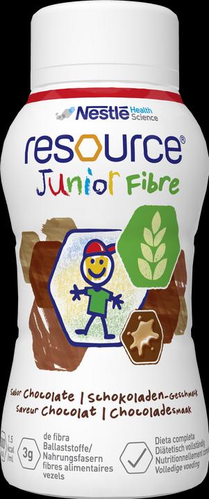 Actual product image Resource Junior Fibre Chocolate (Chocolate, 4 x)