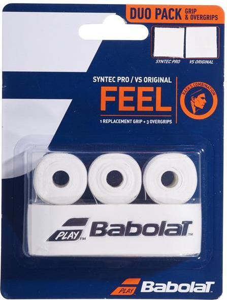 Babolat Syntec Pro + Vs Original White (3x)