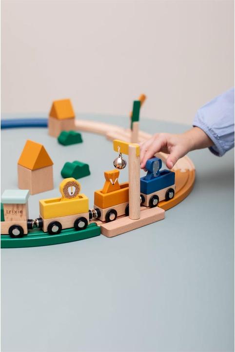Produktbild Trixie Baby Holz Eisenbahn Set
