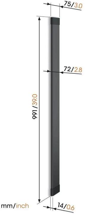Produktbild Vogels SIGNATURE TVA 7000B (Kabelkanal, 100 cm)
