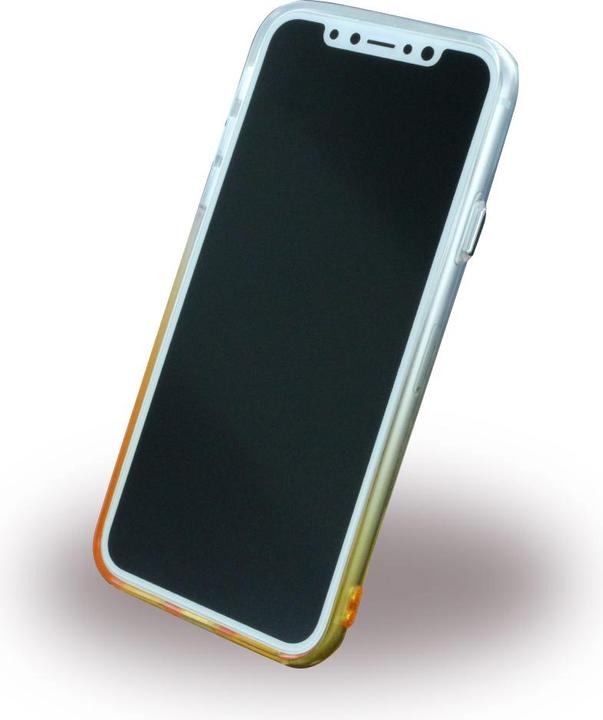Produktbild cyoo Ruber Soft - Silikon Case - Apple iPhone X - Gold (Apple iPhone X, Apple iPhone XS)