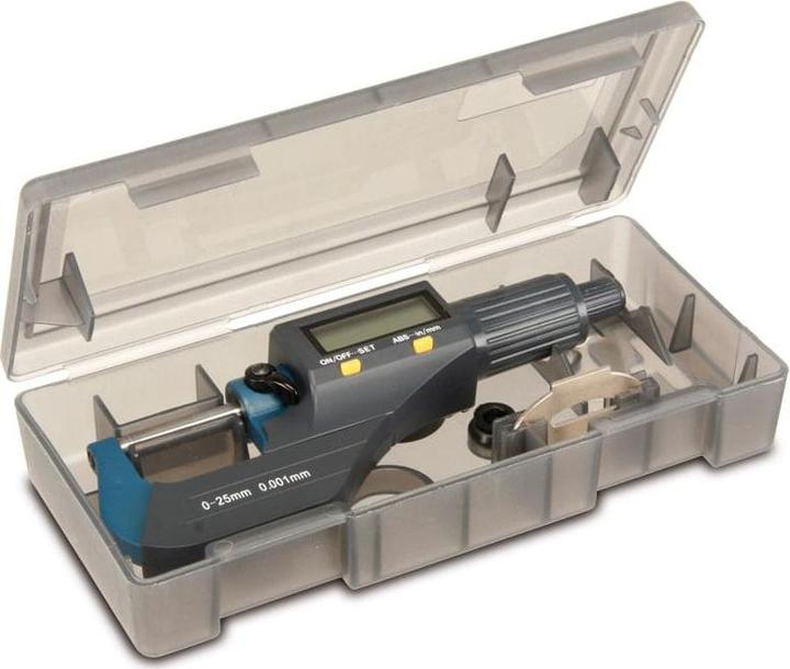 Actual product image Eneroid Micrometer, digital, 0...25mm, 0.001mm, plastic box (2.50 cm)