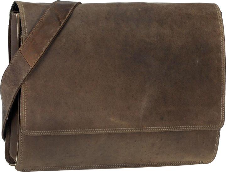 Harolds Antico Messenger en cuir 38 cm Compartiment pour ordinateur portable
