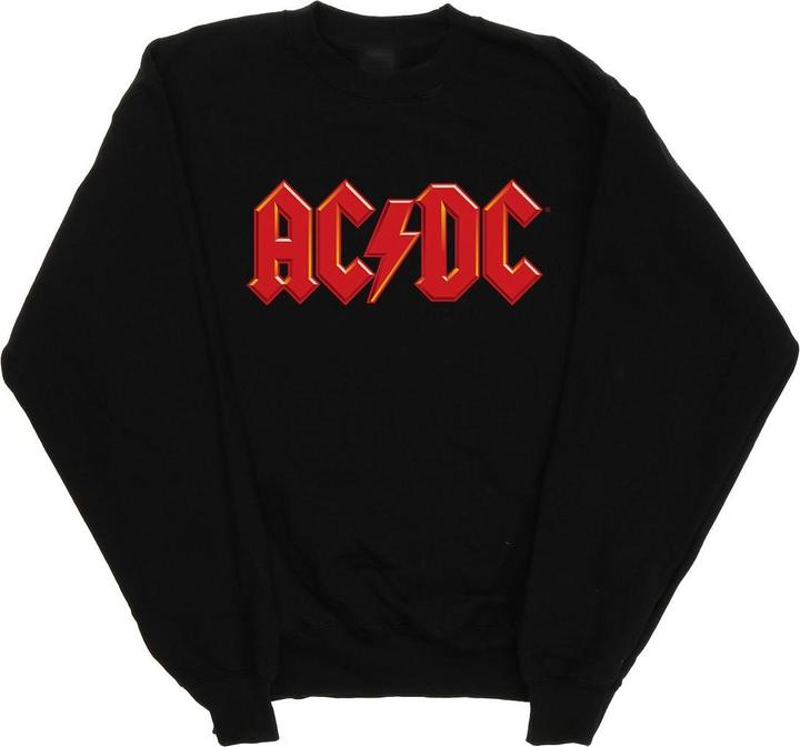 Image du produit AC/DC Sweatshirt en coton à logo rouge pour hommes (M)