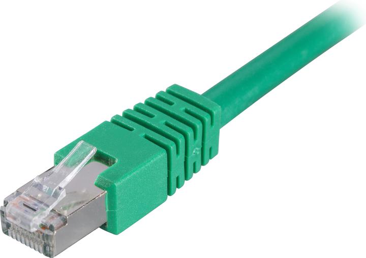 Produktbild Deltaco F/UTP Cat6 patchkabel LSZH 0.3m grön (F/UTP, CAT6, 0.30 m)