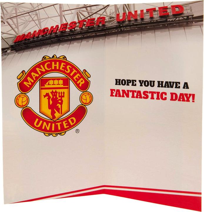 Image du produit Manchester United FC Carte d'anniversaire No 1 Fan (1 pcs)