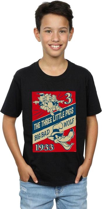 Image du produit Disney - T-shirt THREE LITTLE PIGS AND THE BIG BAD WOLF - Garçon (128)