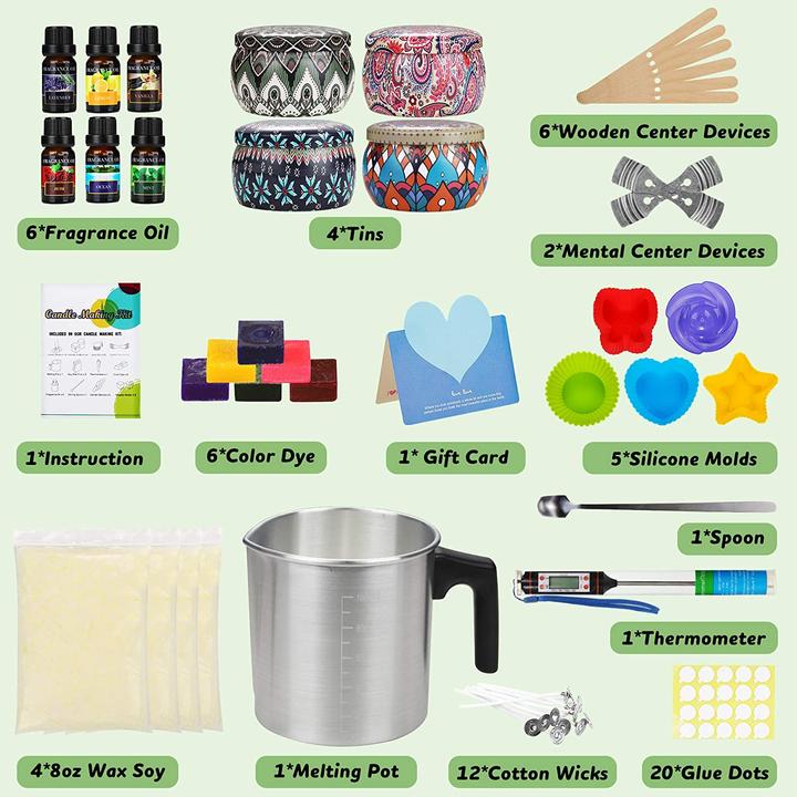 Immagine prodotto Popolic Kit per la creazione di candele
