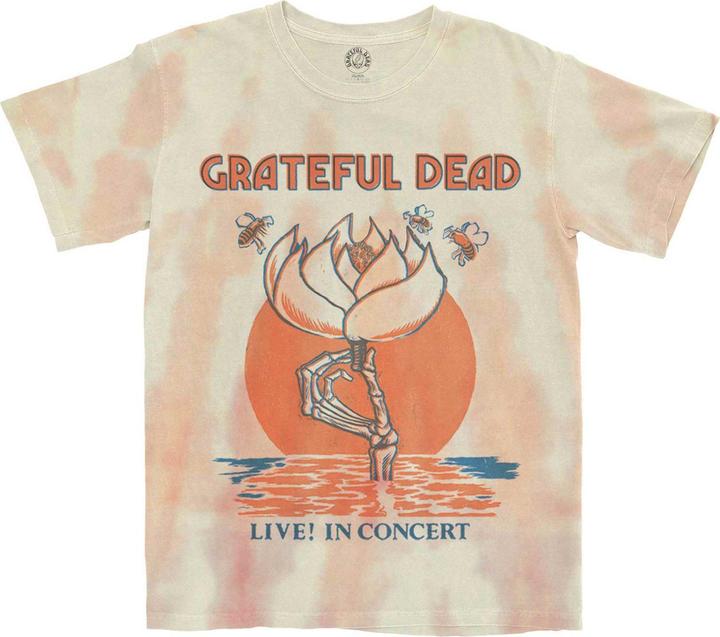 Grateful Dead Unisex Adult Sugar Magnolia Tie Dye T-Shirt