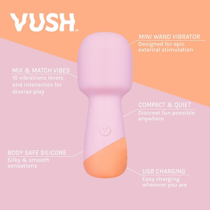 Immagine prodotto Vush Mini massaggiatore a bacchetta Peachy