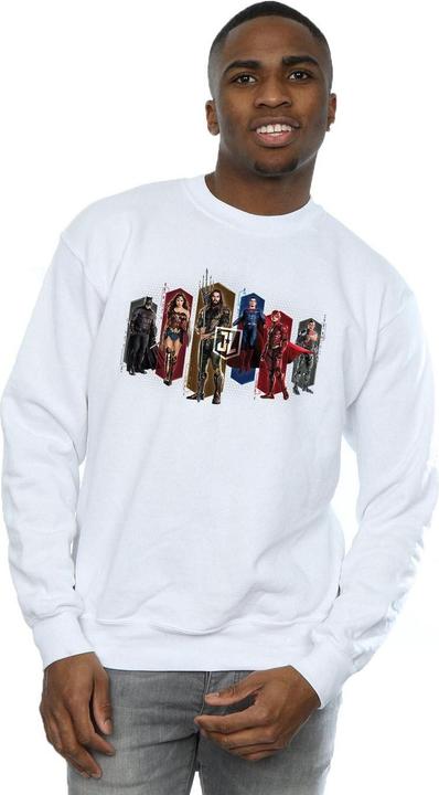Produktbild Justice League Movie Team Hexagons Sweatshirt (L)