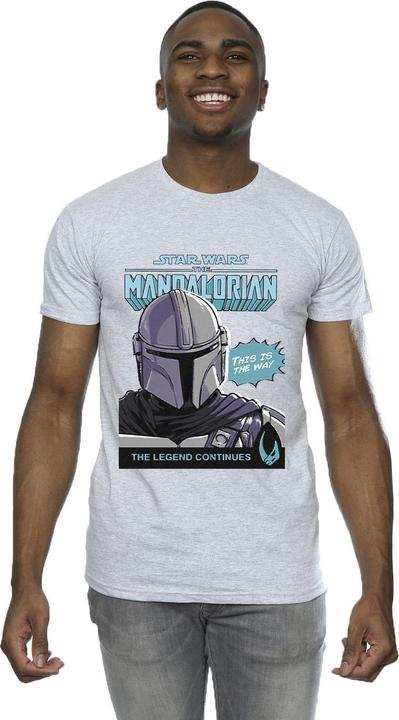 Immagine prodotto Star Wars Mando Comic Cover Maglietta Uomo (M)