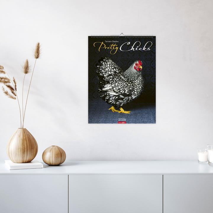 Produktbild Pretty Chicks Kalender 2026 (34 x 44 cm, Deutsch)