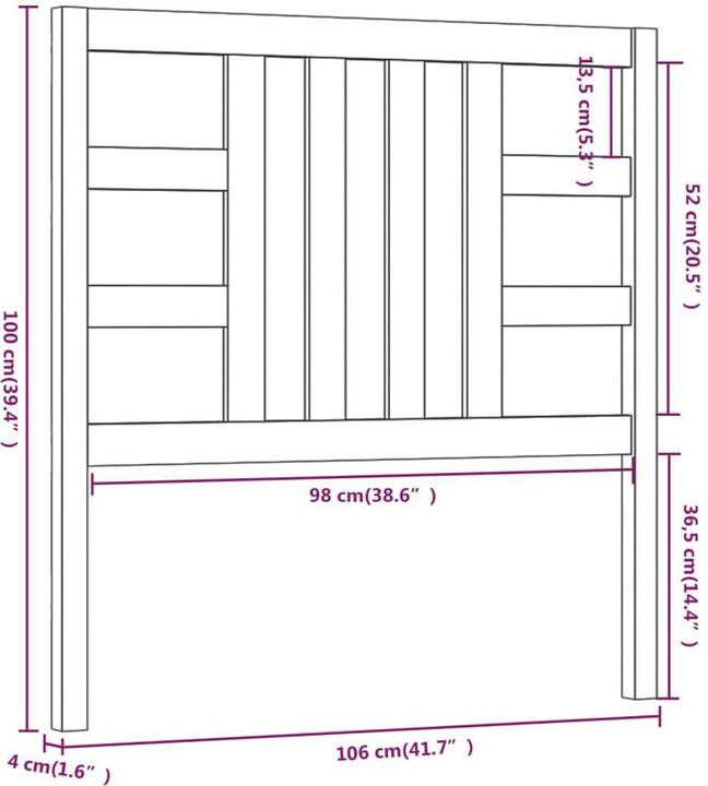 Immagine prodotto VidaXL Lior (106 x 4 x 100 cm)