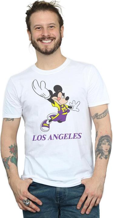Actual product image Disney Mens Mickey Mouse Los Angeles T-Shirt (S)