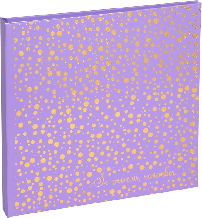 Produktbild Exacompta Fotoalbum Plum, 250 x 250 mm, violett / gold (25 x 25 cm)